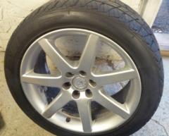 08 Cadillac CTS-V 18 Inch Wheel And Tire Silver